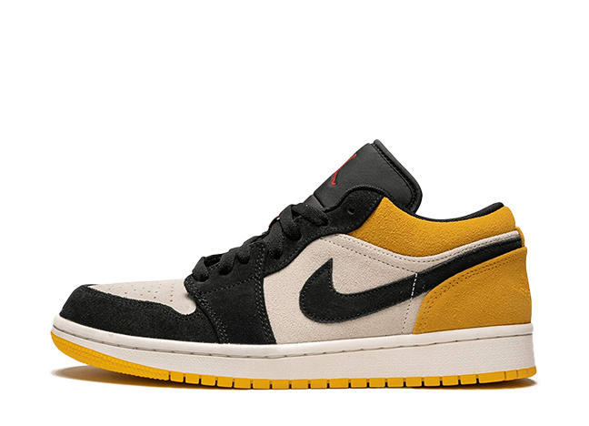 ナイキ エアジョーダン1 ロー セイル/ジム レッドユニバーシティ ゴールドブラック