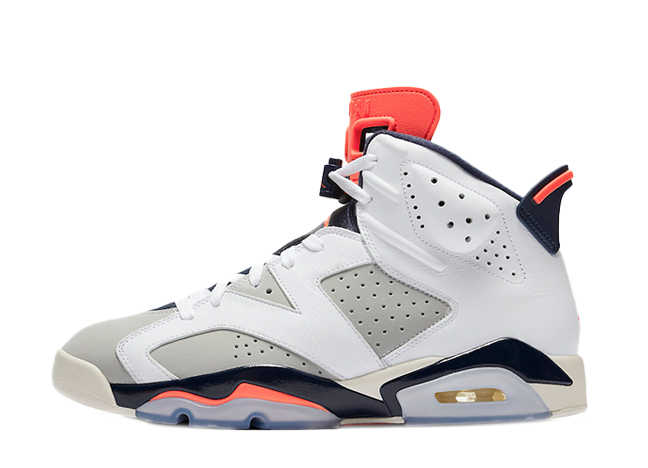 Nike Air Jordan 6 Retro "Tinker" White/Infrared 23-Neutral Grey-Obsidian