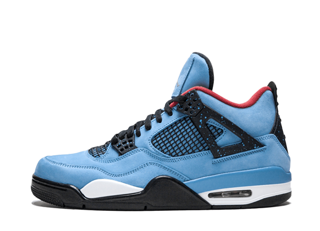Travis Scott × Nike Air Jordan 4 Retro "Cactus Jack" University Blue/Varsity Red-Black