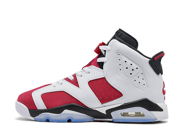 Nike Air Jordan 6 Retro "Carmine" Black/White-Carmine