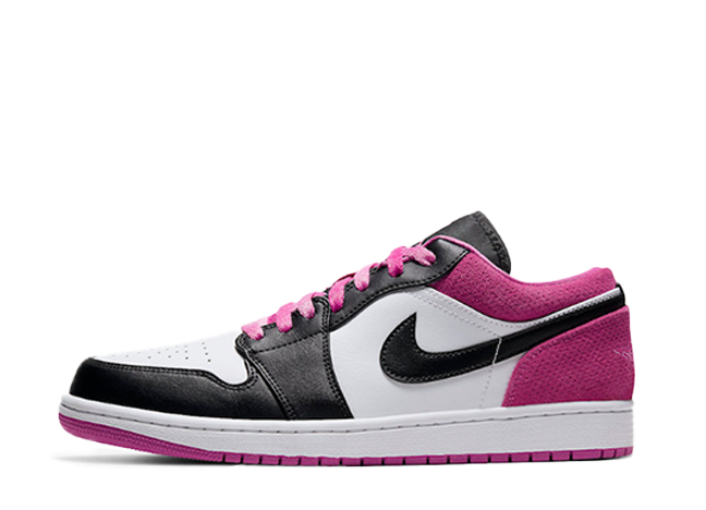 Nike Air Jordan 1 Low Se Black Active Fuchsia