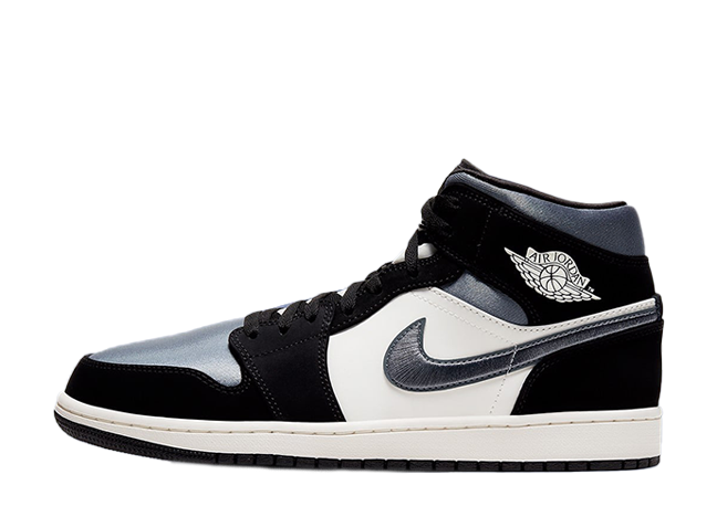 ナイキエアジョーダン1 ミッド Se "ブラック サテン"
