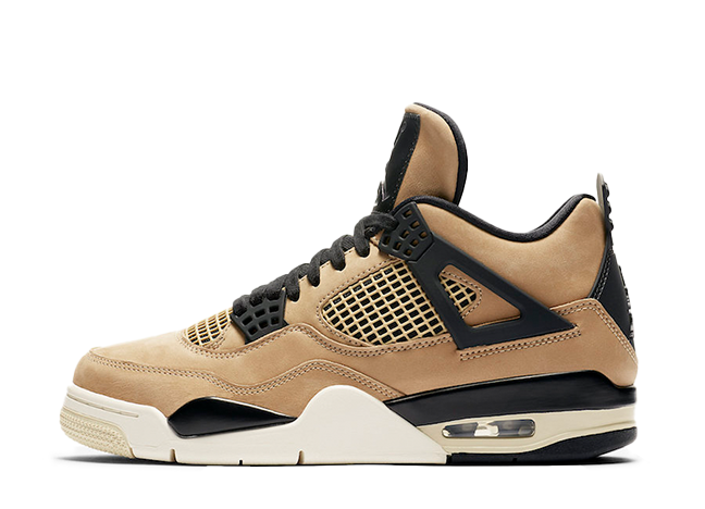 Nike Wmns Air Jordan 4 Retro Mushroom/Multi-Color-Black