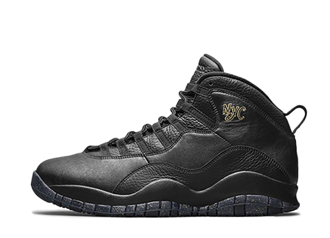 ナイキ エアジョーダン10 レトロ ブラック/ブラックダーク グレーメタリック ゴールド コイン