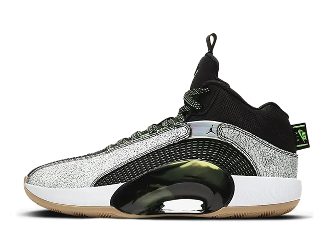 Zion Williamson × Nike Air Jordan 35 Pf "Bayou Boys" White/Black/Gum Light Brown/Lime Blast