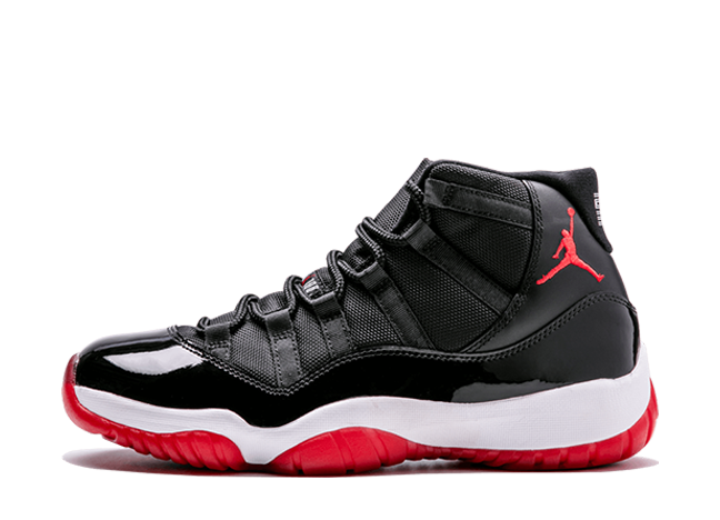 ナイキ エアジョーダン 11 レトロ ブラック/バーシティ レッドホワイト