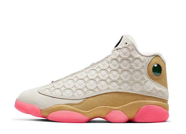 ナイキ エアジョーダン13 "チャイニーズ ニュー イヤー" ペール アイボリー/ブラックデジタル ピンククラブ ゴールド