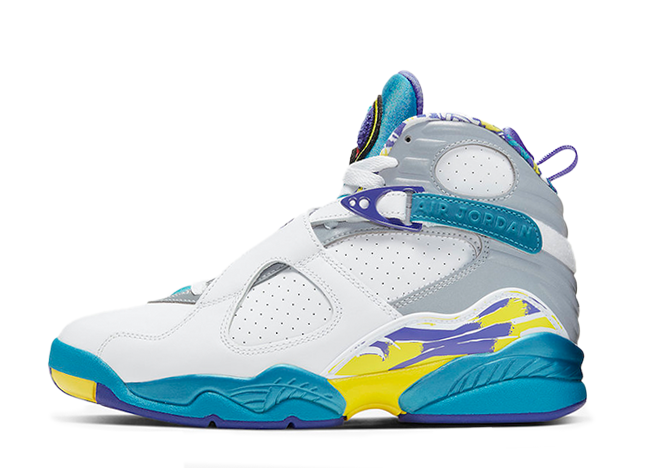 ナイキ ウィメンズ エア ジョーダン 8 ホワイト/バーシティ レッドブライト コンコード