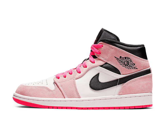 ナイキ エアジョーダン1 ミッド Se クリムゾン ティント/ハイパー ピンク