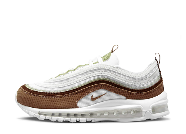 Nike Wmns Air Max 97 SE "Brown Corduroy" Summit White/White/Alligator/Archaeo Brown