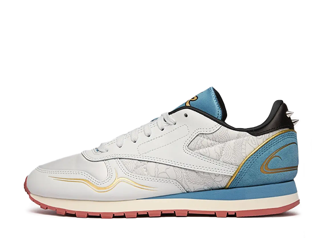 Street Fighter × Reebok Classic Leather "Chun-Li" Polar Blue/Tough Blue/Core Black