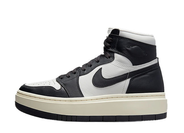 ナイキ ウィメンズ エアジョーダン1 ハイ エレベート "ブラック アンド ホワイト" ブラック/ホワイト