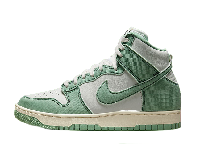 ナイキ ダンク ハイ 1985 "グリーンデニム" エナメルグリーン/ホワイト