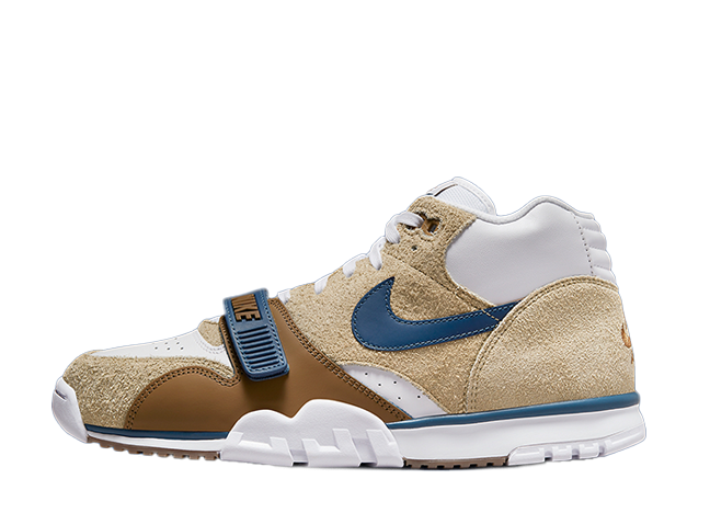 ナイキ エアトレーナー1 "ライムストーン アンド バレリアンブルー" ライムストーン/バレリアンブルー/エールブラウン/ホワイト