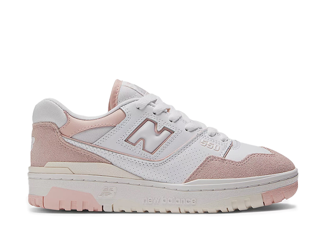 ニューバランス ウィメンズ 550 "ピンクサンド" ホワイト/ピンクサンド