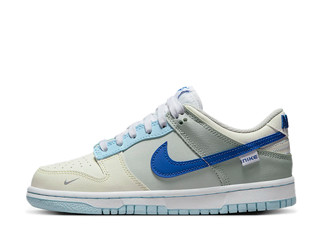 Nike Gs Dunk Low "Ivory/Hyper Royal" Ivory/White/Photon Dust/Hyper Royal