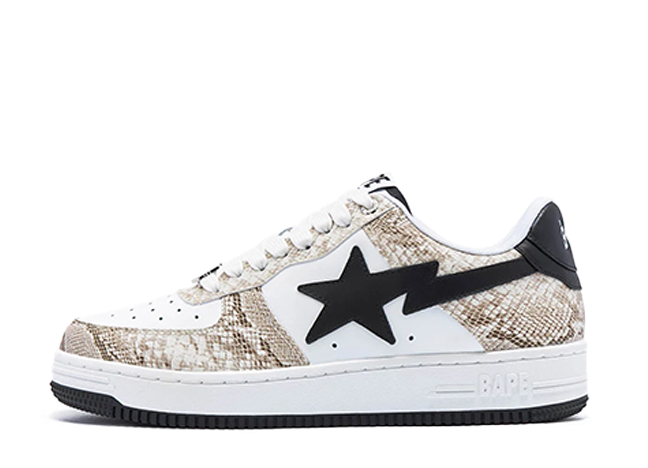 ベイプスタ スネークスキン "ベージュ/ホワイト"