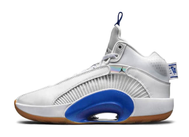 Nike Wmns Air Jordan Xxxv "Sisterhood" White/Black-Hyper Royal-Gum Medium Brown