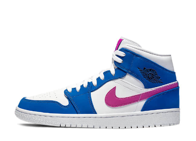Nike Air Jordan 1 Mid Hyper Royal/Hyper Violet-White