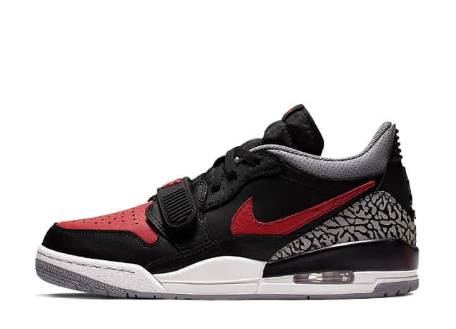 Nike Air Jordan Legacy 312 Low Black/Gym Red-Gray