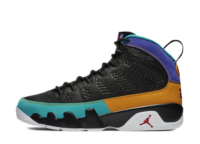 ナイキ エアジョーダン9 "ドリーム イット, ドゥー イット" ブラック/ユニバーシティ レッドダーク コンコルド