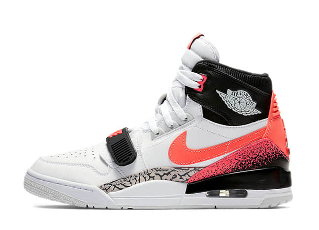 ジャスト・ドン × ナイキ エアジョーダン レガシー 312 "ホワイト/ホットラバ/ブラック"