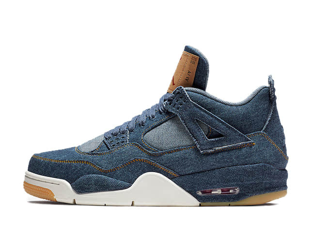 Levi'S × Nike Air Jordan 4 Retro Denim/Denim
