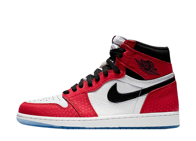 Spiderman × Nike Air Jordan 1 "Origin Story" Gym Red/White-Photo Blue-Black
