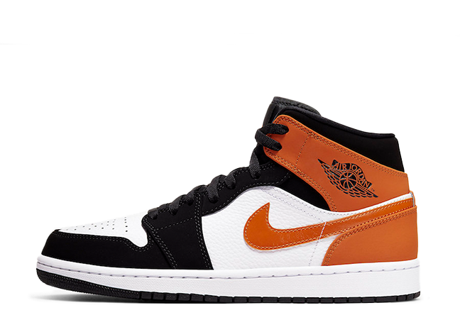 Nike Air Jordan 1 Mid Black/Starfish-White