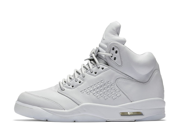 ナイキ エアジョーダン5 レトロ プレミアム ピュア プラチナ/ホワイトホワイト