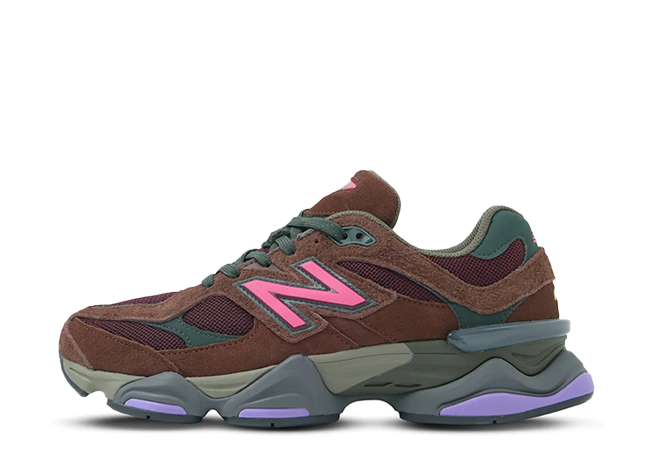 New Balance 9060 "Burgundy" Burgundy/Brown/Pink