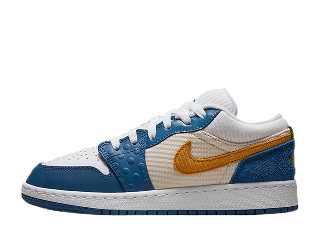 ナイキ Gs エアジョーダン1 ロー "フレンチブルー" フレンチブルー/チャツネ/ジムレッド/パールホワイト"