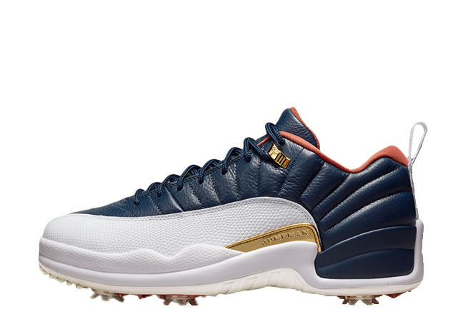 イーストサイド ゴルフ × ナイキ エアジョーダン12 ゴルフ "ミッドナイトネイビー" ミッドナイトネイビー/ホワイト/メタリックゴールド