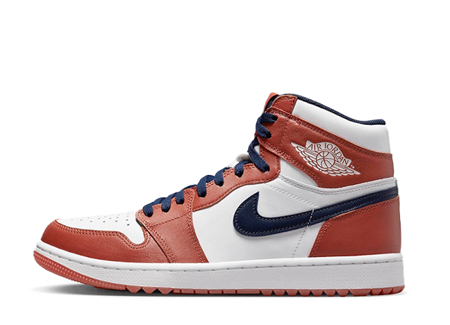 イーストサイドゴルフ × ナイキ エアジョーダン1 ハイ ゴルフ "バーントサンライズ" バーントサンライズ/ミッドナイトネイビー/ホワイト
