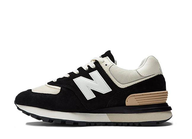 ニューバランス U574LG "ブラック" ブラック/アンゴラ