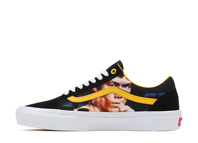 ブルー スリー × バンズ オールドスクール "ブラック/イエロー/ホワイト"