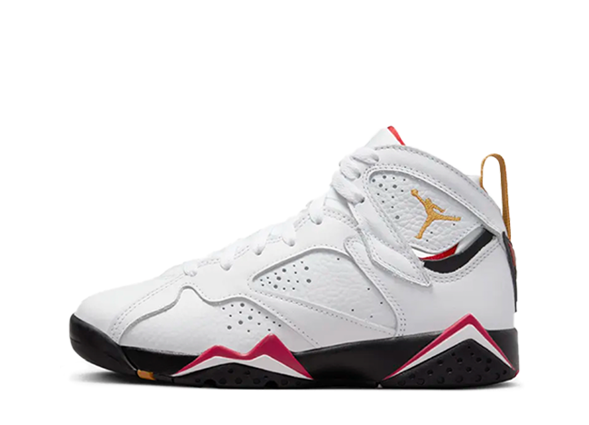 ナイキ Gs エアジョーダン7 レトロ "カーディナル" ホワイト/ブラック/カーディナルレッド/チャツネ