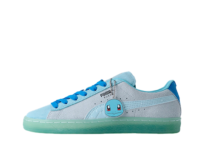 Pok_mon × Puma Jr Suede "Zenigame" Petit Four/Nitro Blue