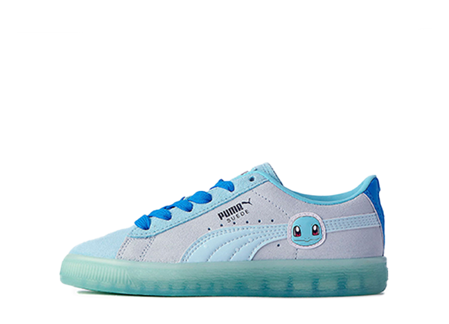 Pok_mon × Puma Ps Suede "Zenigame" Petit Four/Nitro Blue