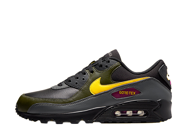 Nike Air Max 90 GORE-TEX "Cargo Khaki" Black/Tour Yellow/Cargo Khaki/Iron Grey
