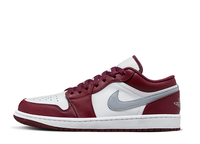 Nike Air Jordan 1 Low "Bordeaux" Cherrywood Red/White/Cement Grey