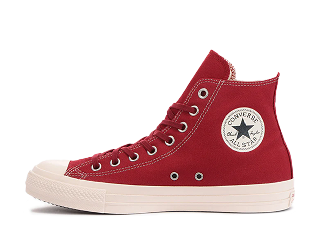 Converse All Star 100 Hi "Crimson Red" Crimson Red/White