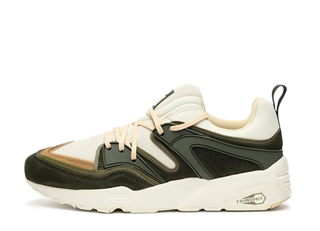 SNS × プーマ ブレイズオブグローリー "アイボリーグロー" アイボリーグロー/ウィンターモス/ロジン