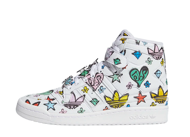 Jeremy Scott Forum 84 High MONO "Cloud White/Black"