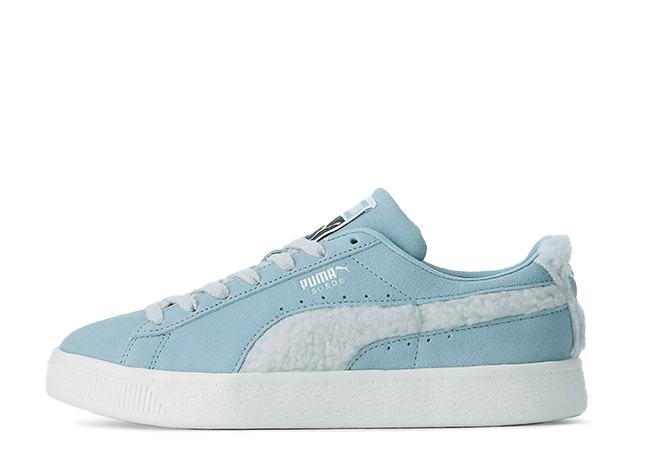 プーマ スウェード ライト ボア "ブルーウォッシュ/グレイシャルグレー"