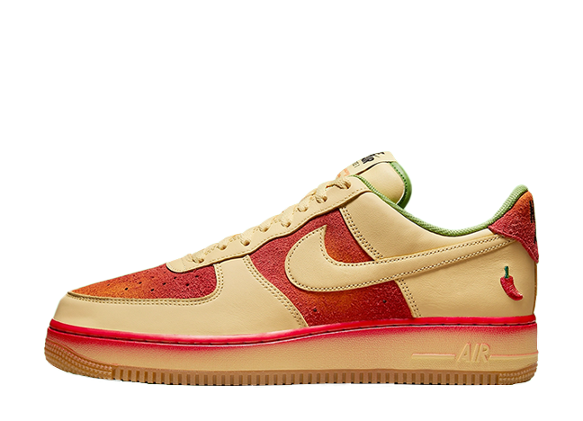 Nike Air Force 1 Low "Chili Pepper" Lemon Wash/University Red