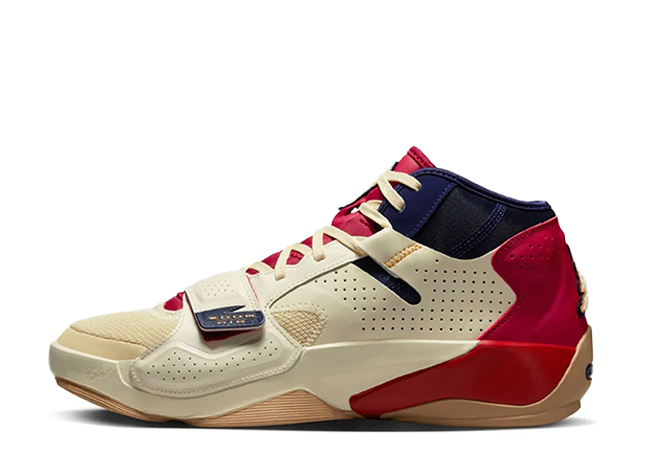 ナイキ エアジョーダン ザイオン2 PF "オールドソウル" ホワイト/レッド/ブルー