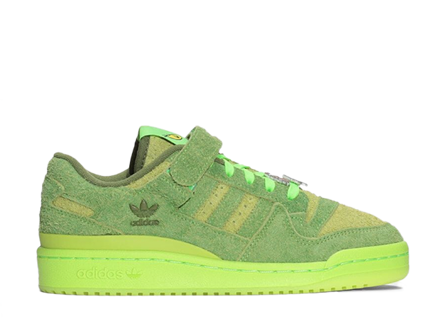 グリンチ × アディダス レディース フォーラム ロー "グリーン" サプライヤーカラー/ソーラーグリーン/レッド