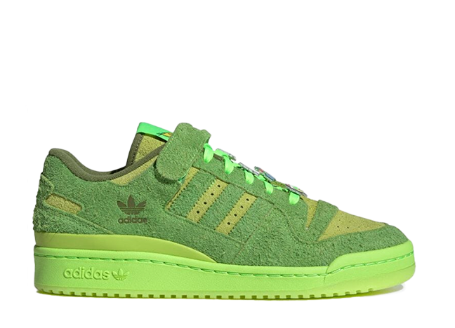 グリンチ × アディダス フォーラム ロー "グリーン" サプライヤーカラー/ソーラーグリーン/レッド
