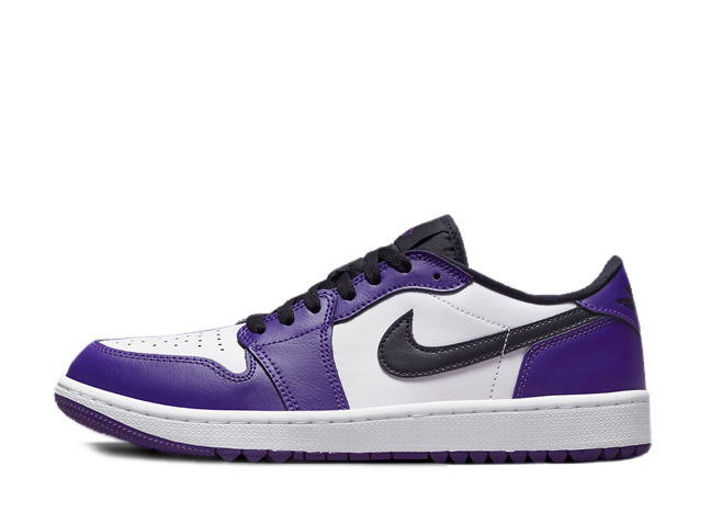 ナイキ エアジョーダン1 ロー ゴルフ "コートパープル" コートパープル/ホワイト/ブラック